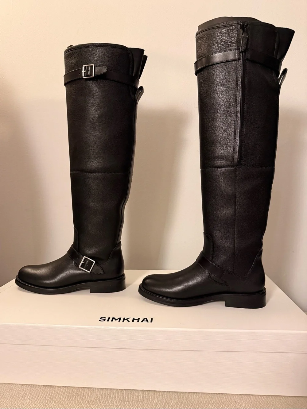 Simkhai- Noah over the knee leather boots